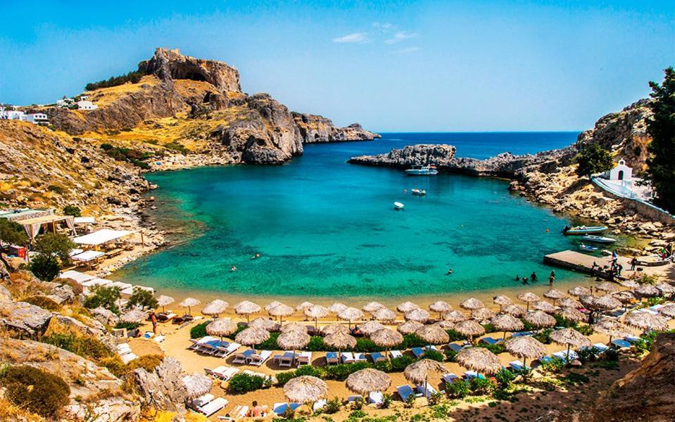 Lindos Luxury Retro Villas Ngoại thất bức ảnh